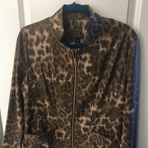 NWT Clara Sun Woo Liquid Leather Jacket